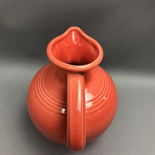 Load image into Gallery viewer, Fiestaware Paprika Handled Carafe 60 oz Water Jug Homer Laughlin USA (8")
