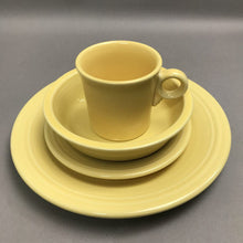 Load image into Gallery viewer, Fiestaware Yellow 4 Piece Place Setting Fiesta Sunflower Plate Dish Set
