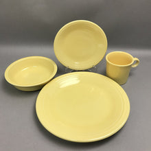 Load image into Gallery viewer, Fiestaware Yellow 4 Piece Place Setting Fiesta Sunflower Plate Dish Set
