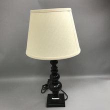 Load image into Gallery viewer, Black Wood Lamp (23" Tall)
