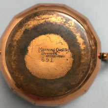 Load image into Gallery viewer, Vintage Manning Bowman Copper Lidded Sugar Bowl &amp; Creamer Set (6x3.5) (5x2.5)
