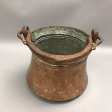 Load image into Gallery viewer, Vintage Copper Pot With Rustic Patina (7x7)
