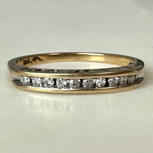 Load image into Gallery viewer, 10K Gold Pave Diamond I Love You Ring sz 6.75 (1.9g)
