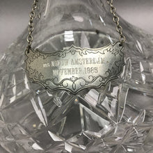 Load image into Gallery viewer, Vintage Crystal Ships Decanter with Stopper (9")
