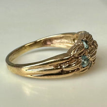 Load image into Gallery viewer, 14K Gold Aquamarine Vintage Ring sz 10 (4.3g)
