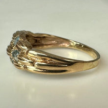Load image into Gallery viewer, 14K Gold Aquamarine Vintage Ring sz 10 (4.3g)
