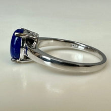 Load image into Gallery viewer, Sterling Lapis Lazuli Ring sz 8
