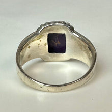 Load image into Gallery viewer, Sterling Purple Turquoise Ring sz 8
