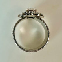 Load image into Gallery viewer, Sterling Blue Opal Ring sz 6
