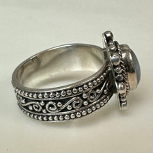 Load image into Gallery viewer, Sterling Blue Opal Ring sz 6
