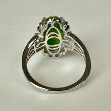 Load image into Gallery viewer, Sterling Green Turquoise Peridot Ring sz 9
