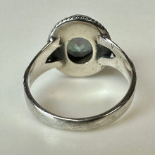 Load image into Gallery viewer, Sterling Rainbow Topaz Ring sz 8
