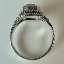 Load image into Gallery viewer, Sterling Rainbow Topaz Ring sz 8
