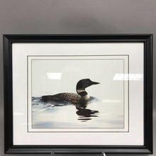 Load image into Gallery viewer, Black Framed Loon Print Signed (12x15)
