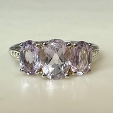 Load image into Gallery viewer, Sterling Pale Amethyst Ring sz 6
