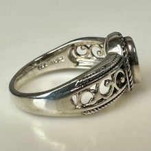 Load image into Gallery viewer, Sterling Aquamarine Ring sz 8
