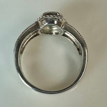 Load image into Gallery viewer, Sterling Aquamarine Ring sz 8
