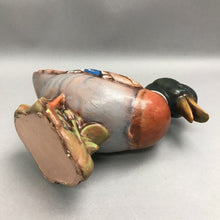 Load image into Gallery viewer, Vintage Chalkware Hand Painted Mallard Duck (8'")
