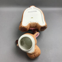 Load image into Gallery viewer, Vintage Cresco China Moose Dressed In Green &amp; Red Sweater Cookie Jar (10")
