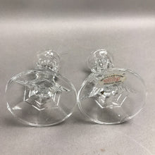 Load image into Gallery viewer, Pair of 24% Lead Crystal Candle Sticks (4")
