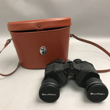 Load image into Gallery viewer, Bell &amp; Howell 8x40 Extra Wide Angle Binoculars with Case Vintage Black Brown (6")
