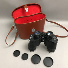 Load image into Gallery viewer, Bell &amp; Howell 8x40 Extra Wide Angle Binoculars with Case Vintage Black Brown (6")
