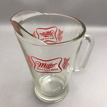 Load image into Gallery viewer, Vintage Miller High Life Glass Pitcher (9")
