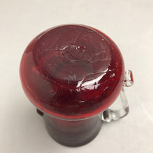 Load image into Gallery viewer, Vintage Pilgrim Ruby Crackle Blown Glass Pitcher/Vase (6")
