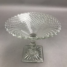 Load image into Gallery viewer, Antique Anchor Hocking Miss America Clear Glass Compote (5")
