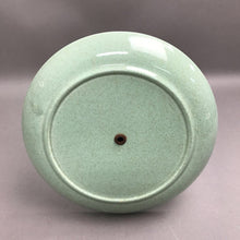 Load image into Gallery viewer, Vintage 3 Tier Serving Tray 12" Turquoise Speckled Wood Handle

