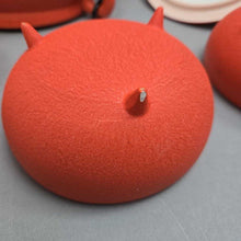 Load image into Gallery viewer, Meriann Orange Ceramic Soup Tureen w/ 5 Bowls (11x10x8.5)
