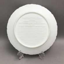 Load image into Gallery viewer, Fenton White Glass Bicentennial Commemorative Plate 1776-1976 (8")

