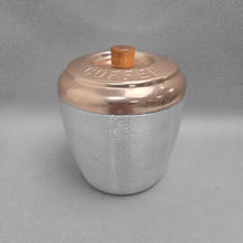 Load image into Gallery viewer, Vintage Spun Aluminum Coffee Canister (~6x5.25)
