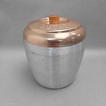 Load image into Gallery viewer, Vintage Spun Aluminum Sugar Canister (~7x6x6)

