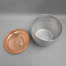Load image into Gallery viewer, Vintage Spun Aluminum Sugar Canister (~7x6x6)
