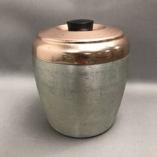 Load image into Gallery viewer, Vintage Spun Aluminum Coffee Canister (~8x7x7)
