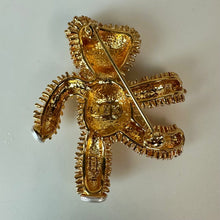 Load image into Gallery viewer, Vintage Camrose &amp; Cross Jackie Kennedy Teddy Bear Brooch Pin w/ Original Box &amp; Certificate (2")
