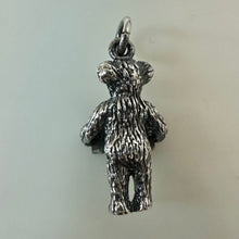 Load image into Gallery viewer, Vintage Boyd's Bears Sterling American Flag Teddy Bear Charm (1")
