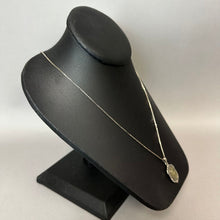 Load image into Gallery viewer, Vintage Irish Sterling Blessed Mother Connemara Marble Pendant on 24" Chain (1.25")
