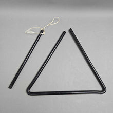 Load image into Gallery viewer, Vintage Triangle Farmhouse/Dinner Bell, Striker &amp; Hanger (~11x12)
