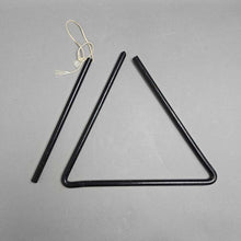 Load image into Gallery viewer, Vintage Triangle Farmhouse/Dinner Bell, Striker &amp; Hanger (~11x12)
