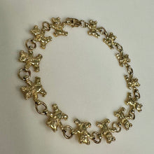Load image into Gallery viewer, 14K Gold Teddy Bear Link 7.25" Bracelet (7.5g)
