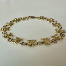 Load image into Gallery viewer, 14K Gold Teddy Bear Link 7.25" Bracelet (7.5g)

