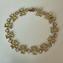 Load image into Gallery viewer, 14K Gold Teddy Bear Link 7.25" Bracelet (7.5g)
