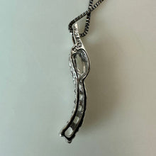 Load image into Gallery viewer, Kay Jewelry Sterling White Topaz 1" Pendant on 18" Chain

