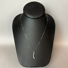 Load image into Gallery viewer, Kay Jewelry Sterling White Topaz 1" Pendant on 18" Chain
