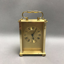 Load image into Gallery viewer, German Heirloom Brass Desk Clock (4.5x3x2) (As-Is; Does Not Run)

