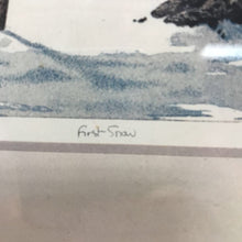 Load image into Gallery viewer, Etching by Carol Collette "First Snow" Signed Print (11x13)
