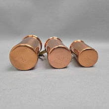 Load image into Gallery viewer, Vintage Copper/Brass Nesting Measuring Cups, Korea (1C, 3/4C, 1/2C)
