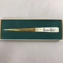 Load image into Gallery viewer, Barlow Brass Letter Opener Ducks Design (9.25")
